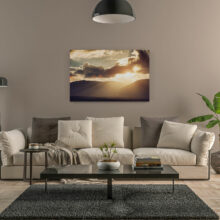 Collines ensoleillées photo salon decoration