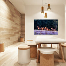 ambiance bois decoration - cavalcade equestre